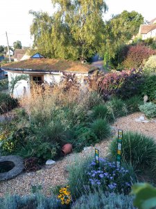 Strawbale home with green roof