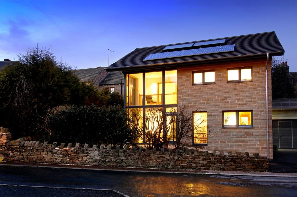 Blockwork passivhaus in Yorkshire