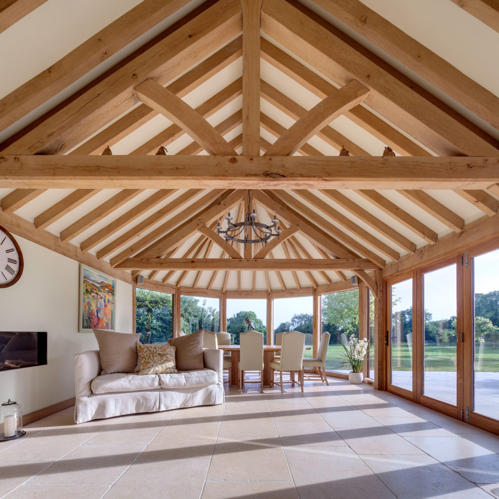 Oak Extension With Vaulted Ceiling Build It