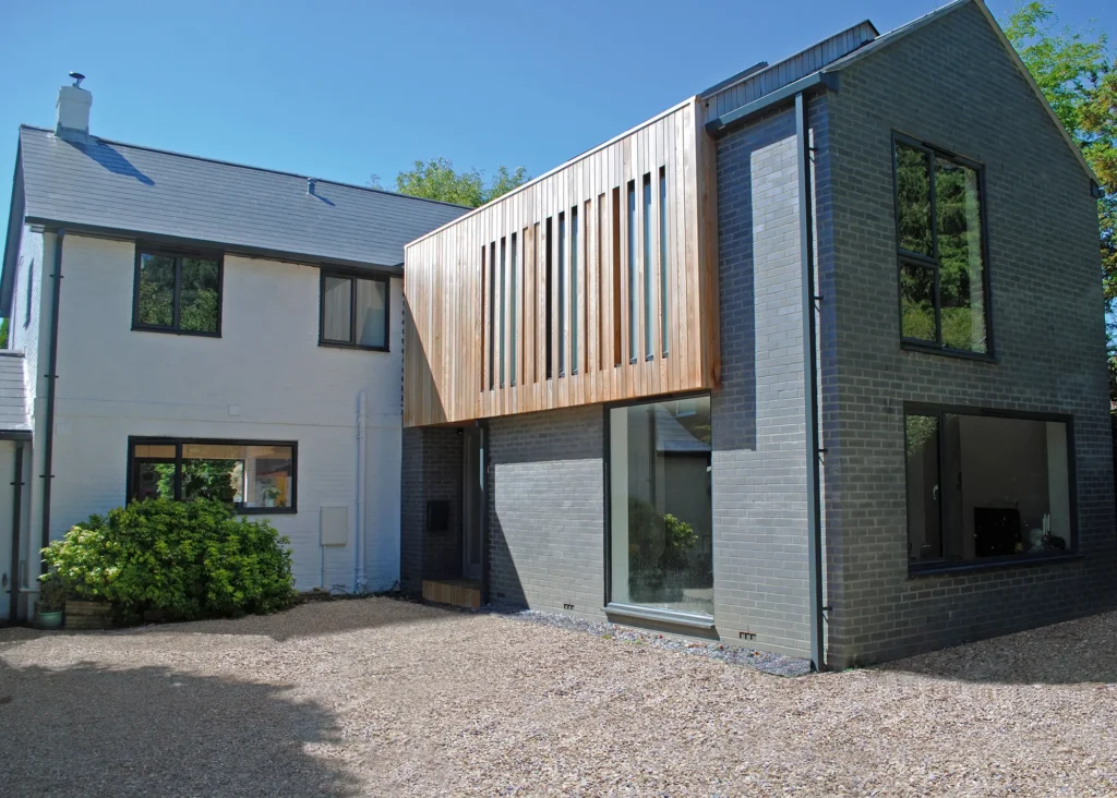 Two-Storey Brick and Block Extension