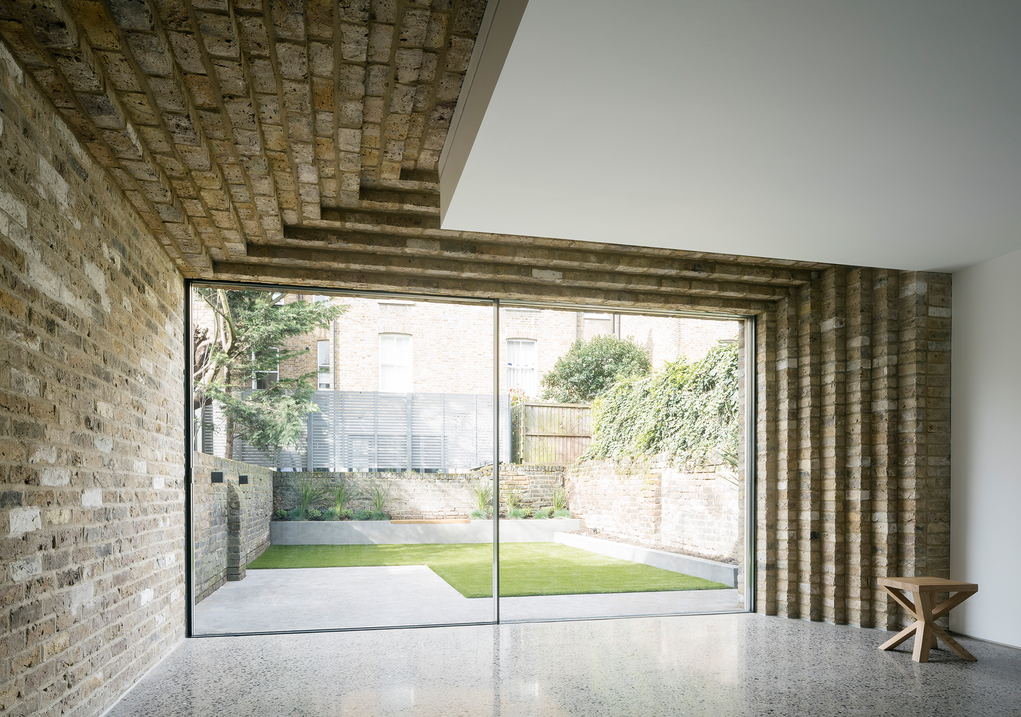Extension with reclaimed bricks
