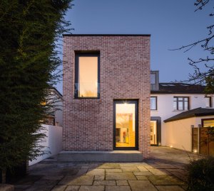 Brick two storey extension to house in Dublin