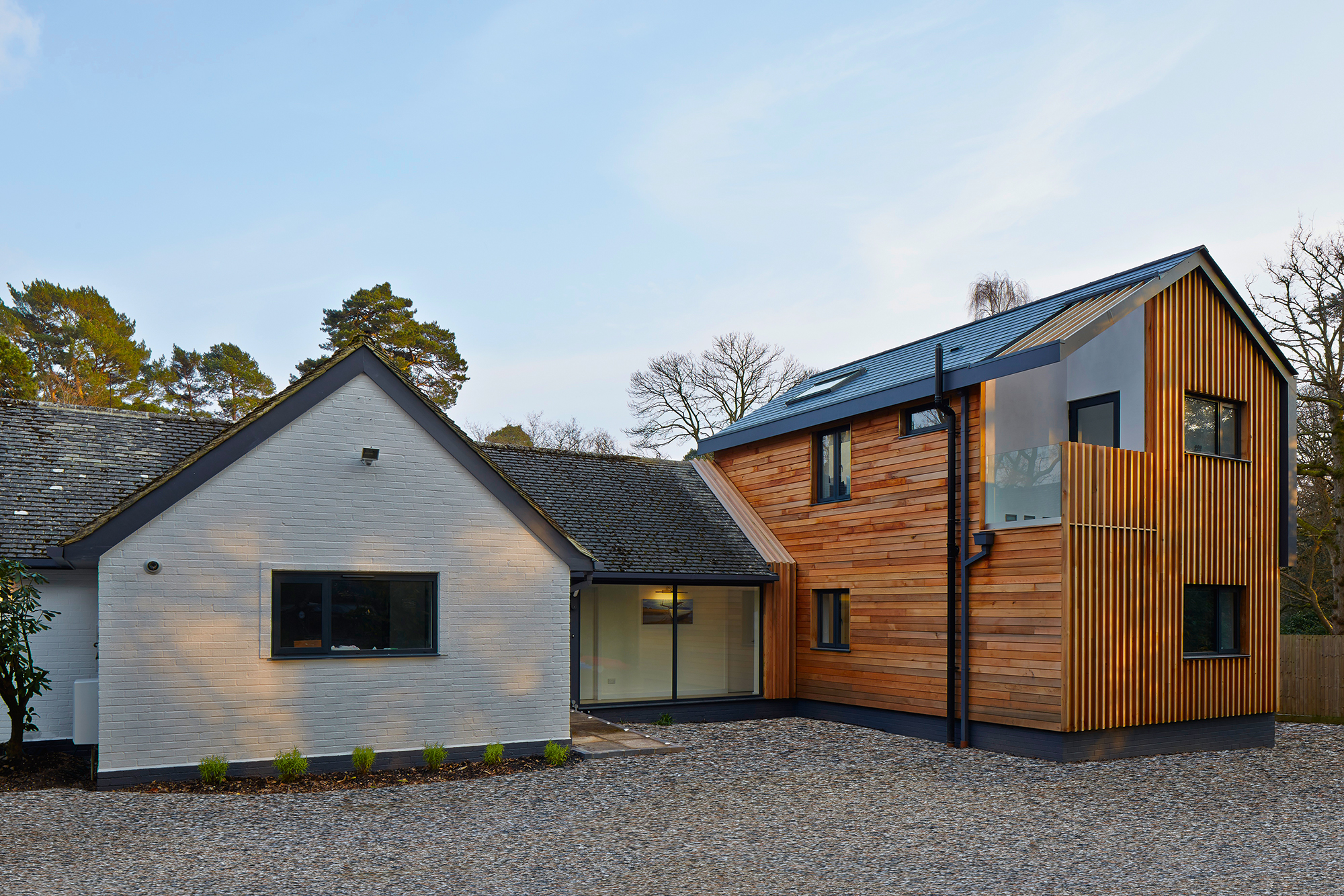 Bungalow with two storey extension