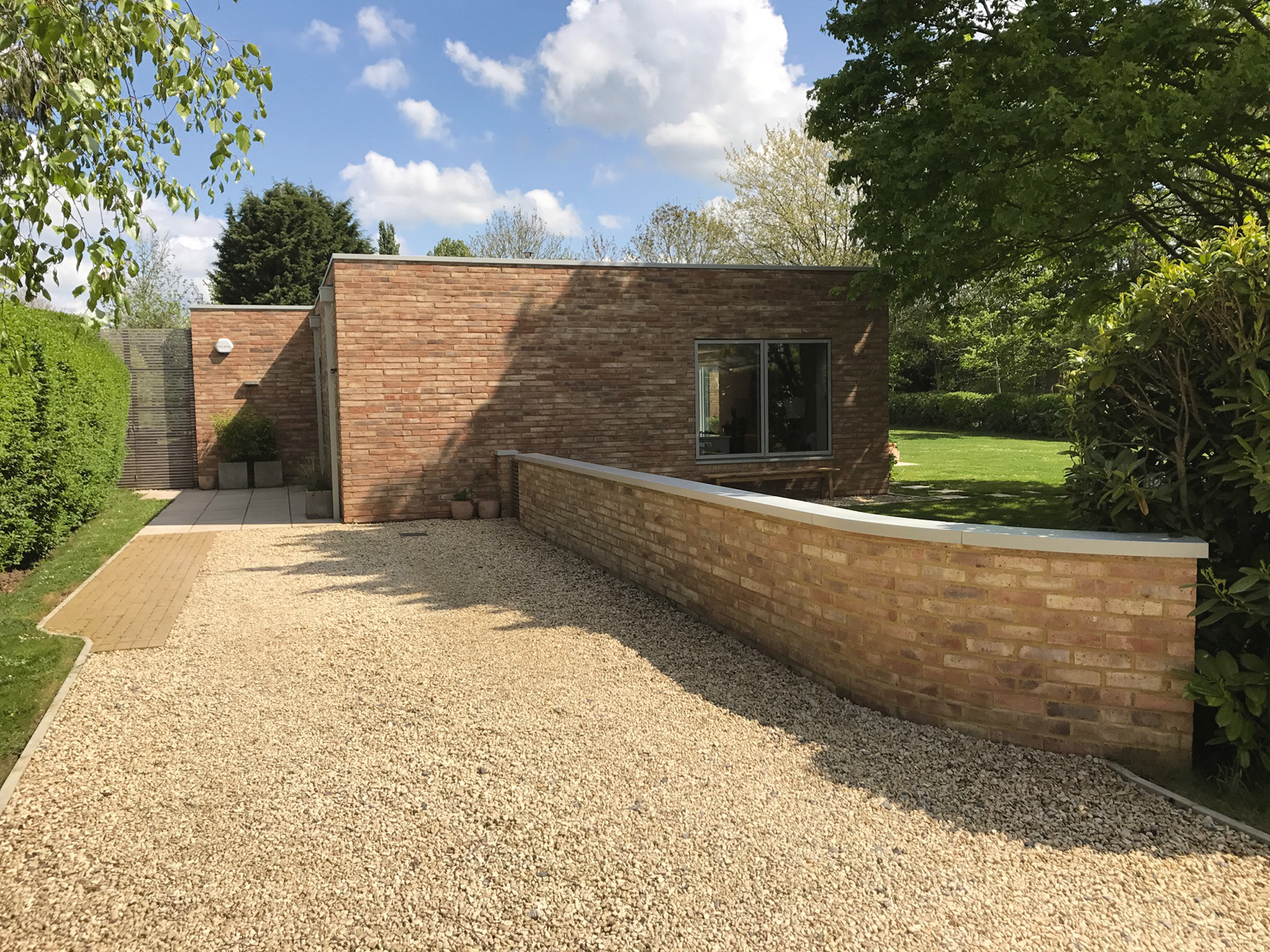 Modern brick bungalow