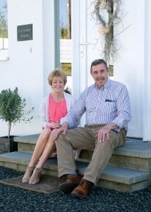 William & Jess Ogg outside their home