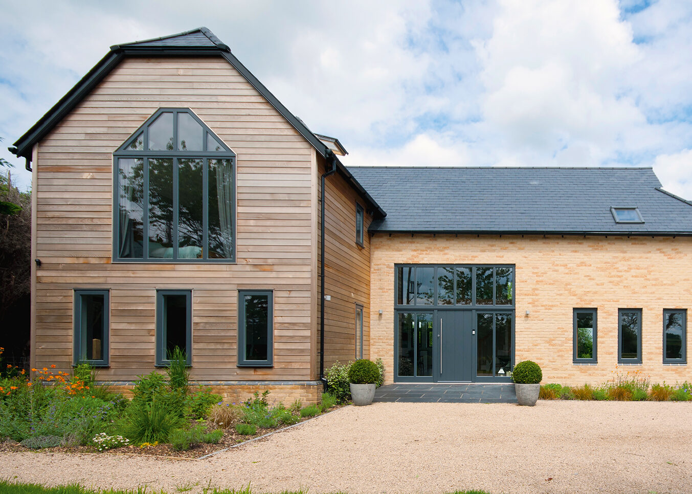 Stylish Timber & Brick Mix Home