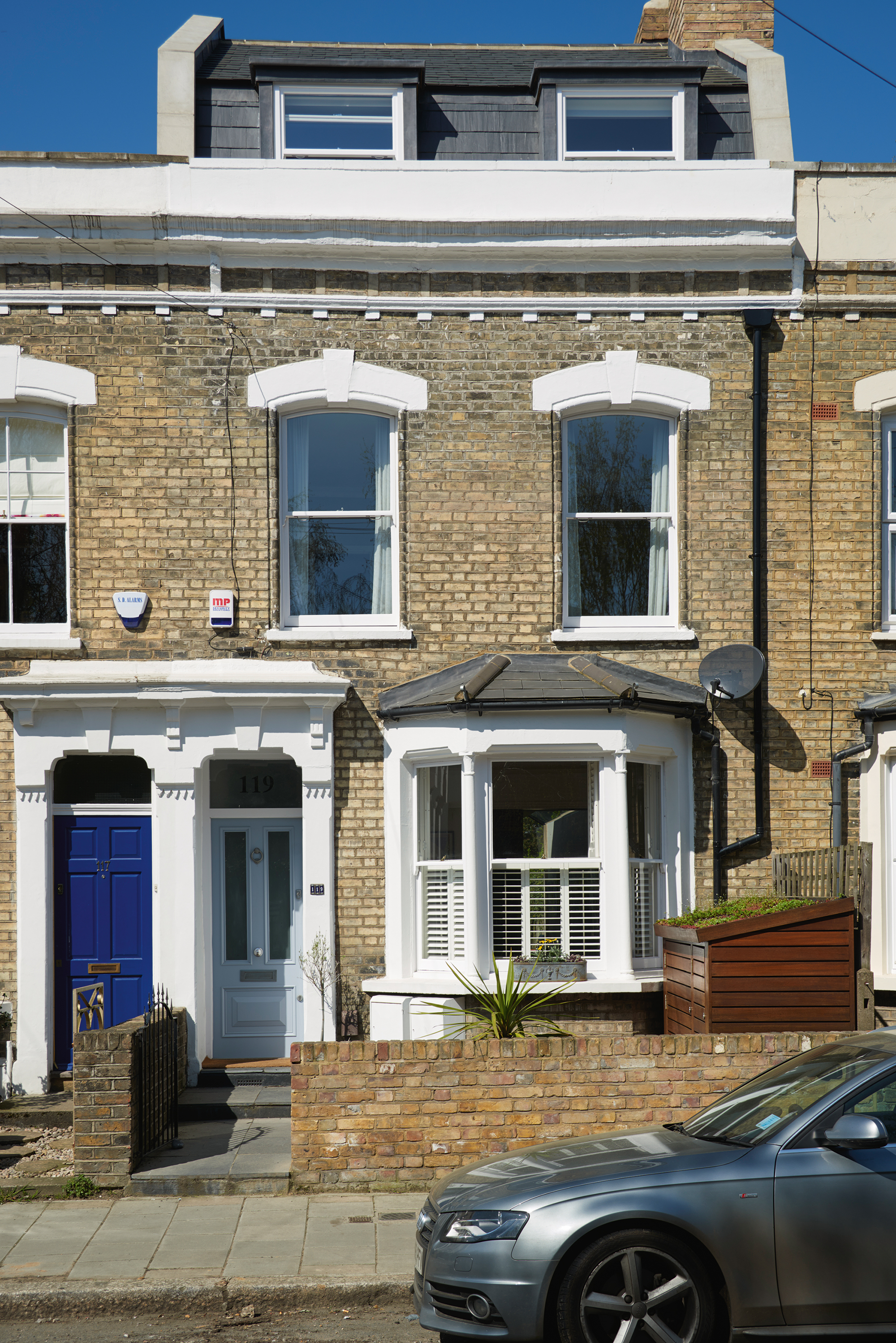 Exterior of a Victorian terraced home in London
