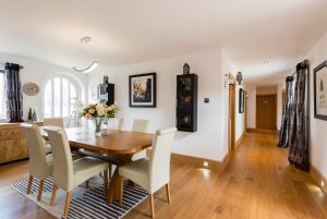 Dining in Potton house