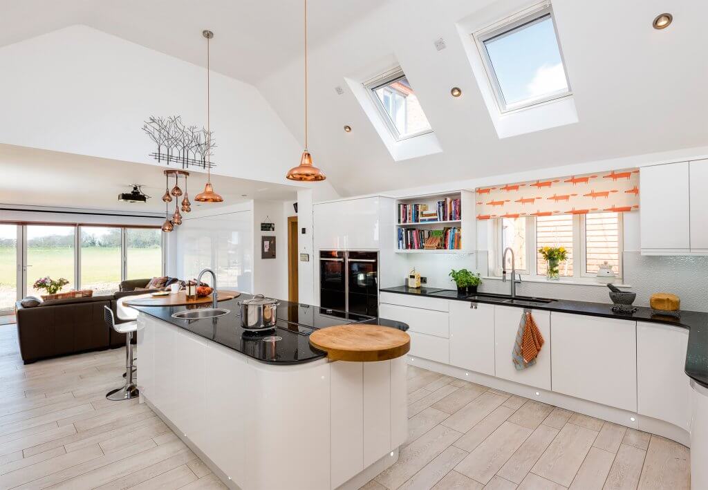 Kitchen in Potton house