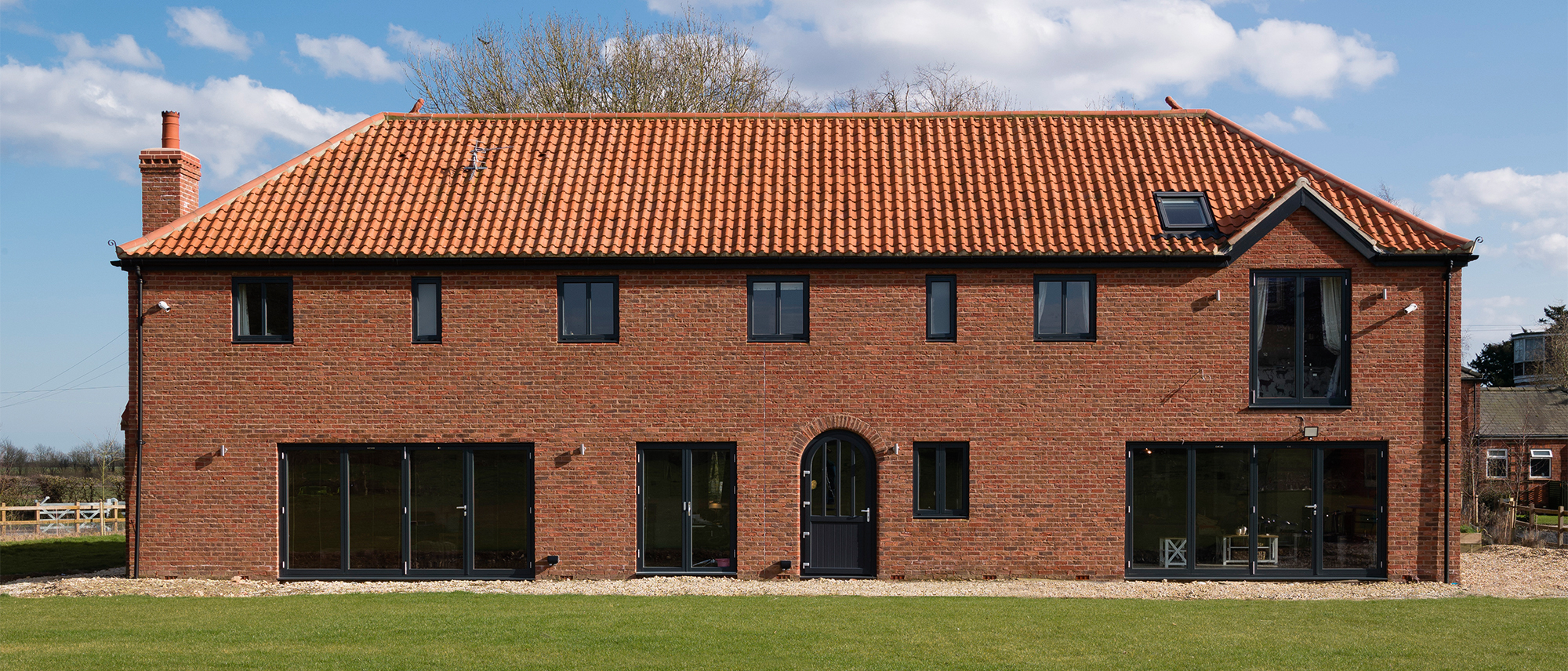 Potton house rear facade