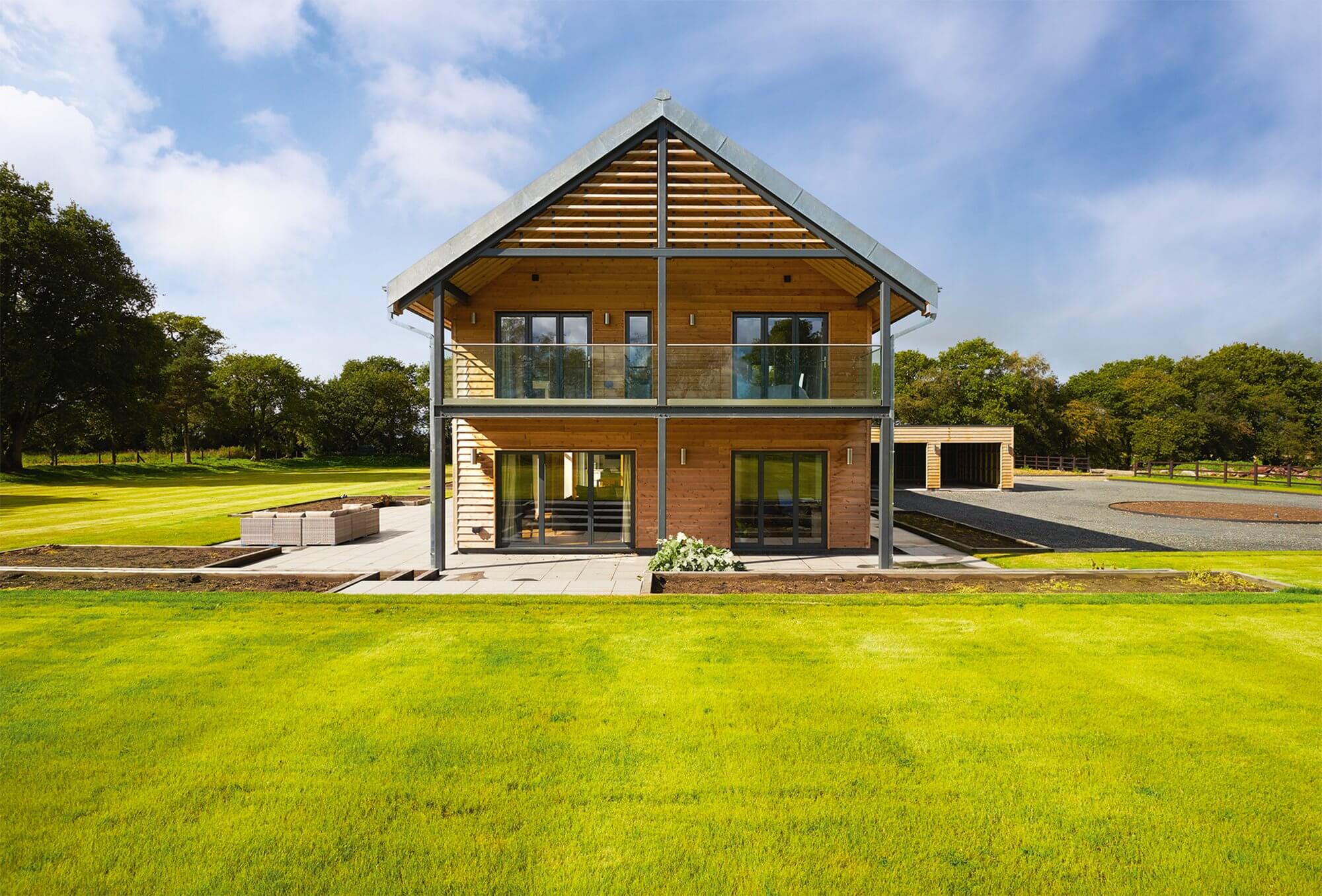 Barn-style house in Shropshire