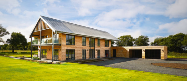 Barn-style house in Shropshire