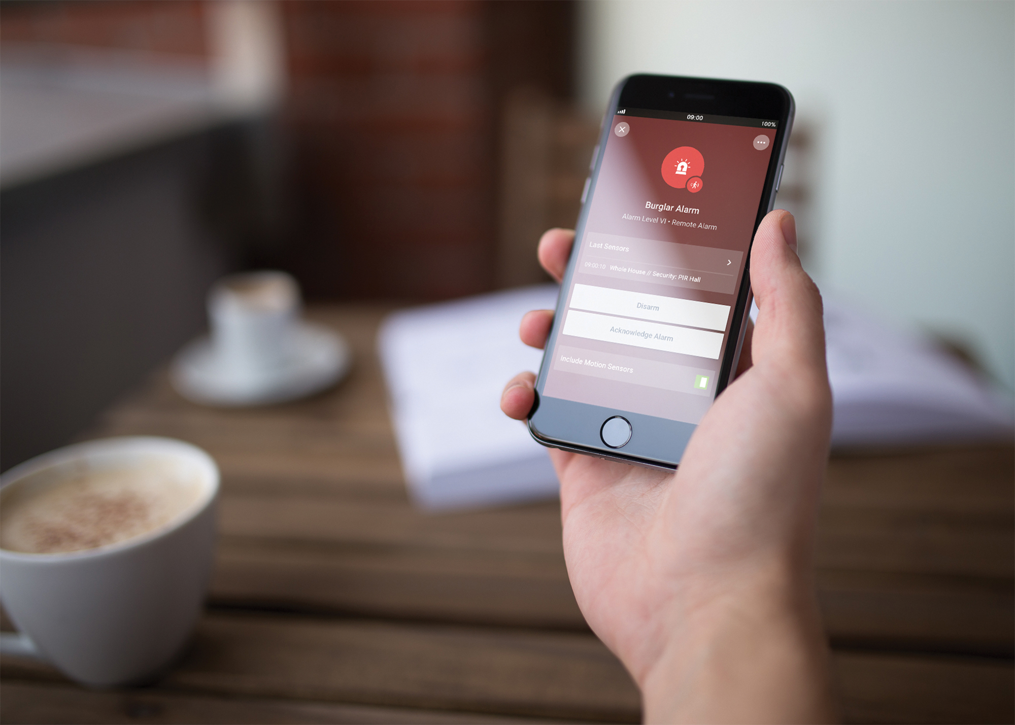 Loxone smart app for home security