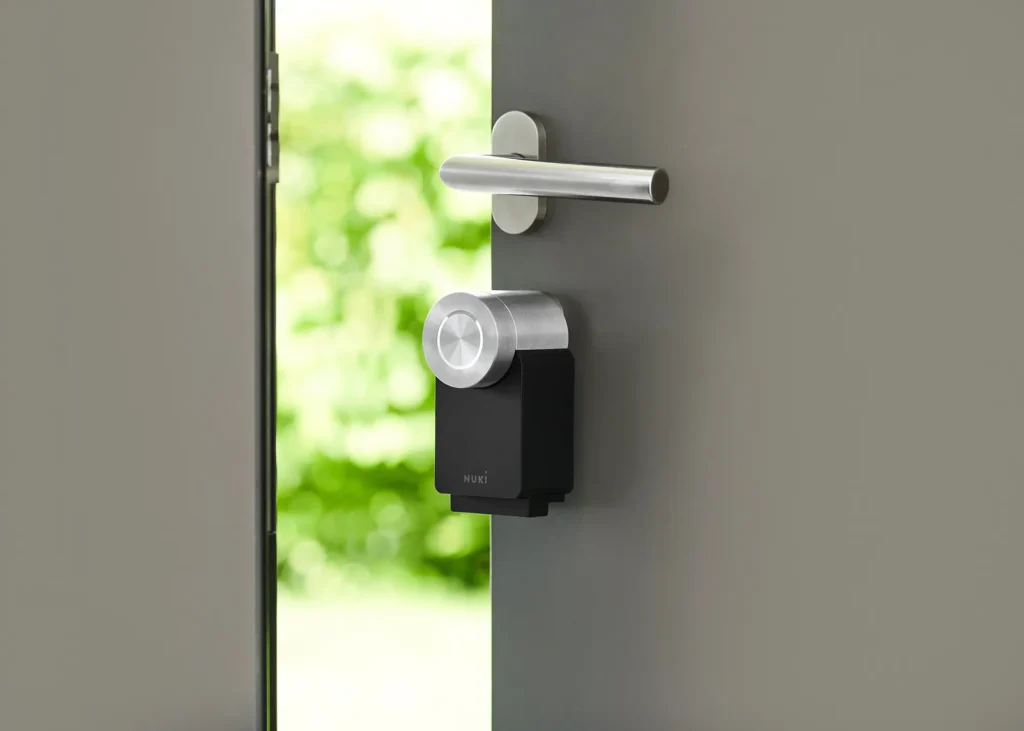 smart home security door handle