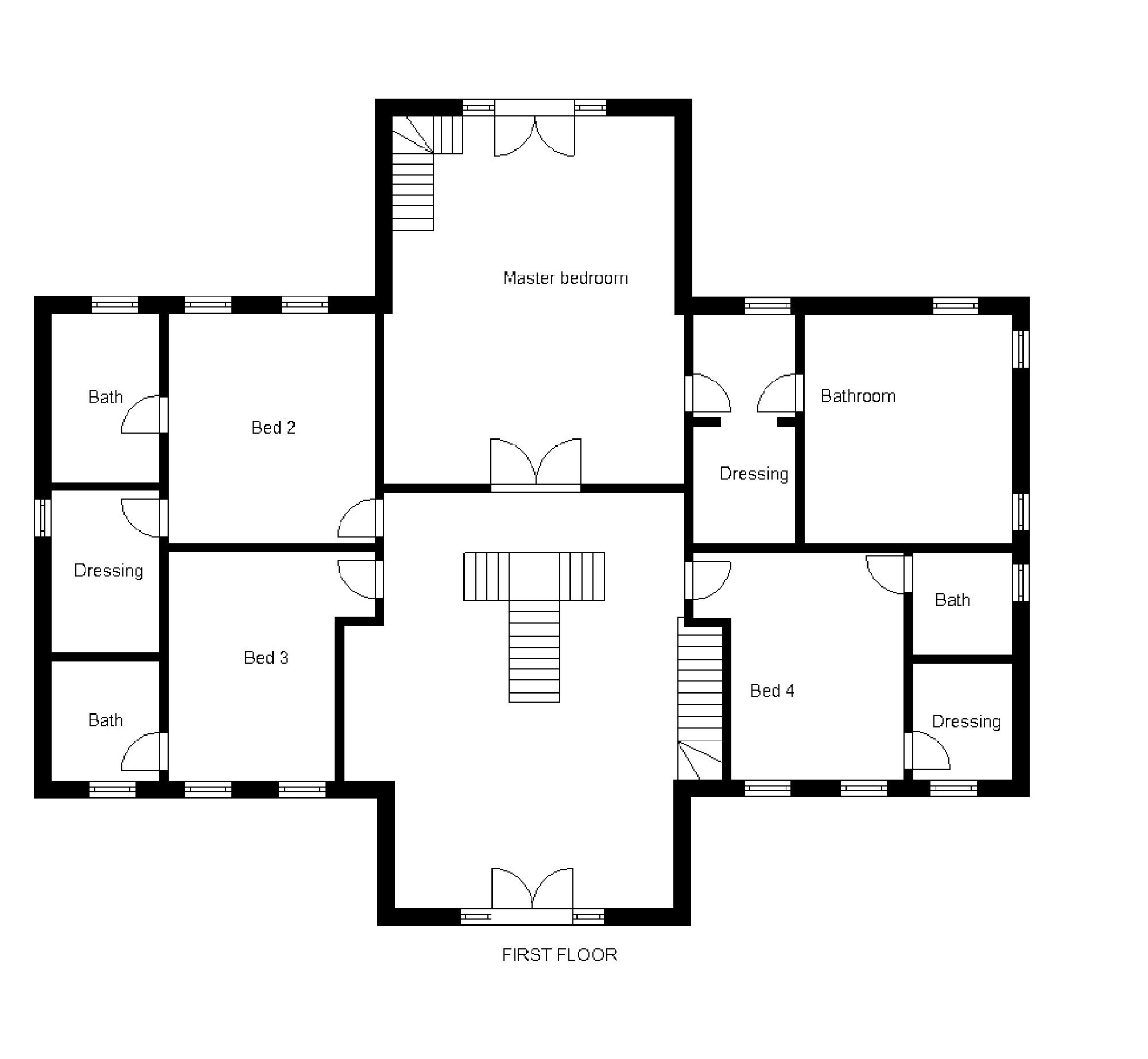 House Plans Five Bedroom Neo Georgian Self Build Build It