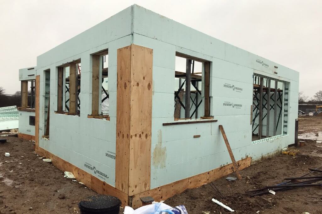 ICF wall bracing