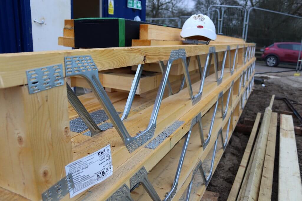 Posi-joists arrive on site