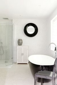 bathroom in renovated bungalow