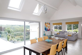 dining room in renovated bungalow