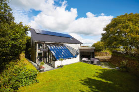 Rear elevation eco self build
