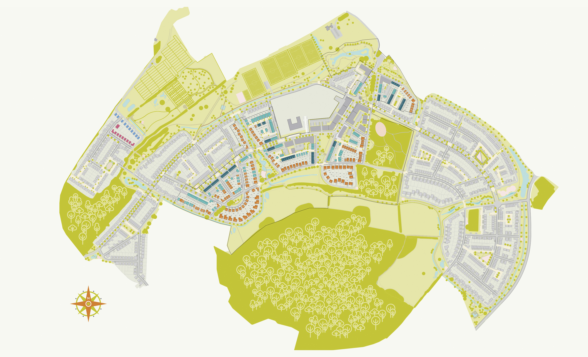Graven Hill Self Build Masterplan Map