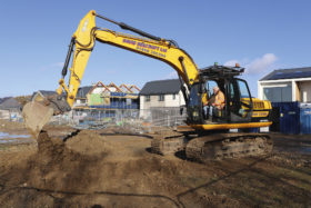 Stripping the top soil on our Graven Hill site