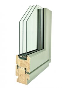 Triple glazed windows