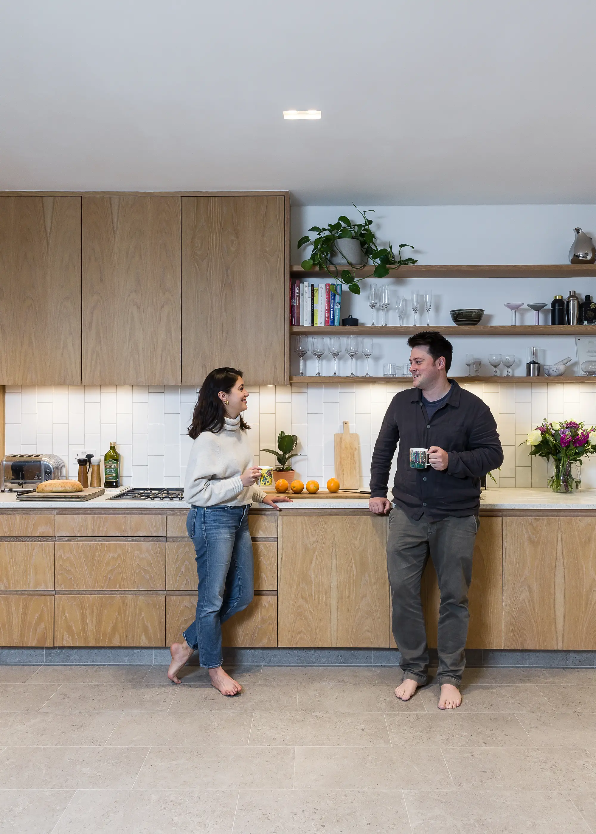Victorian terrace house in London upgraded with a side return extension & renovation