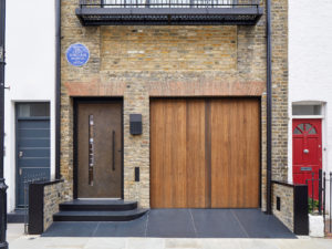 Front door to London house