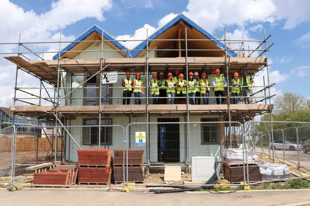 Build It Education House SIPs roof