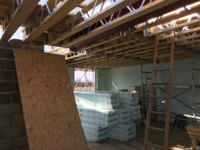 Posi-joist first floor structure