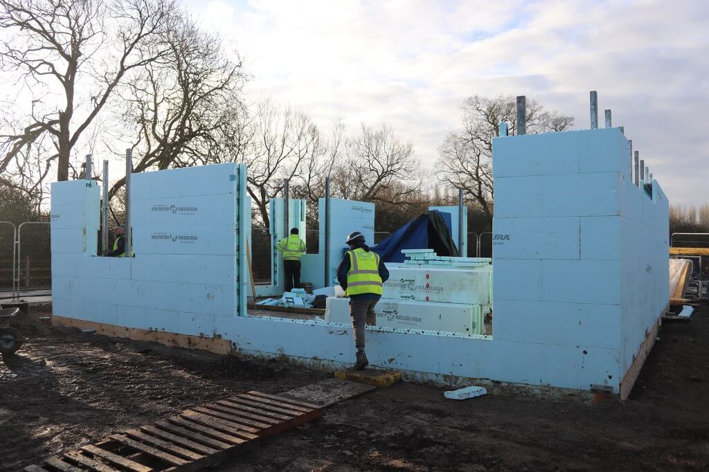 ICF ground floor walls