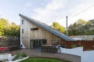 House with slanted roof