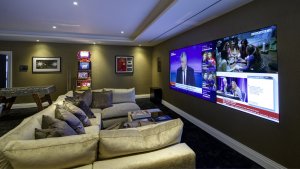 Smart homes cinema games room