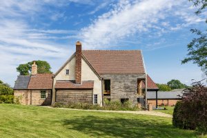 Oakwrights oak frame extension on listed building