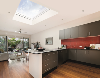 Rooflights & Skylights - Polycarbonate Rooflight in Kitchen