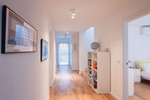 Wide and spacious hallway