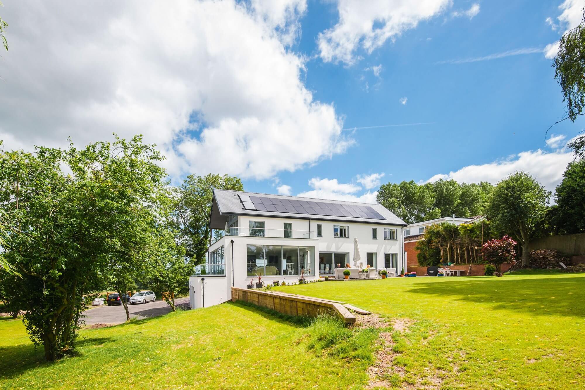 contemporary new build in Staffordshire countryside