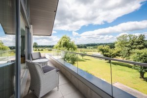 master bedroom balcony with spectacular views