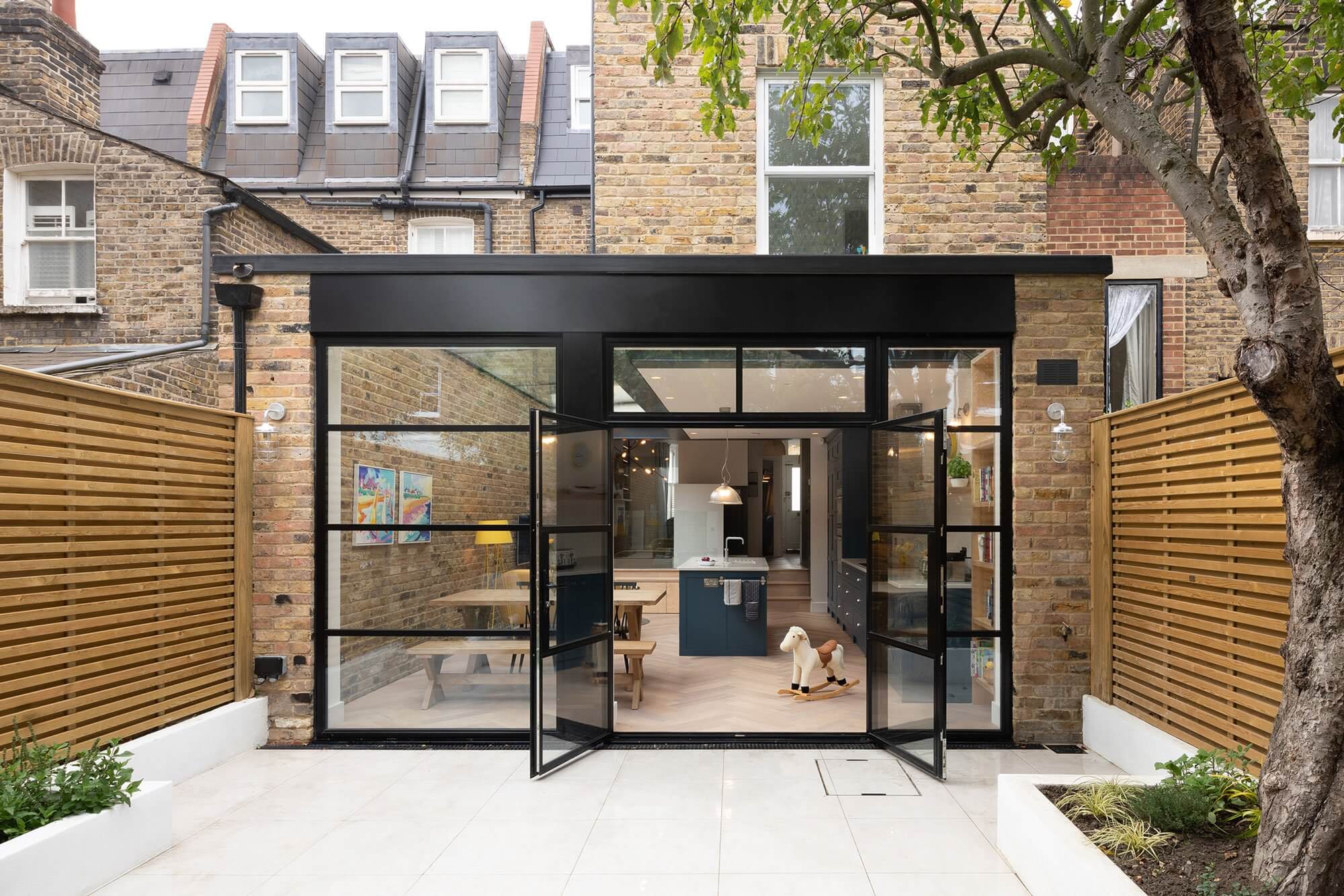 Sketch Architects steel extension