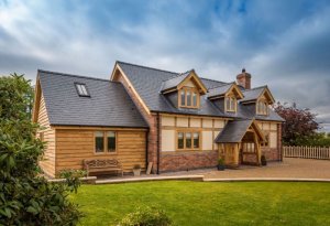 Welsh oak frame home