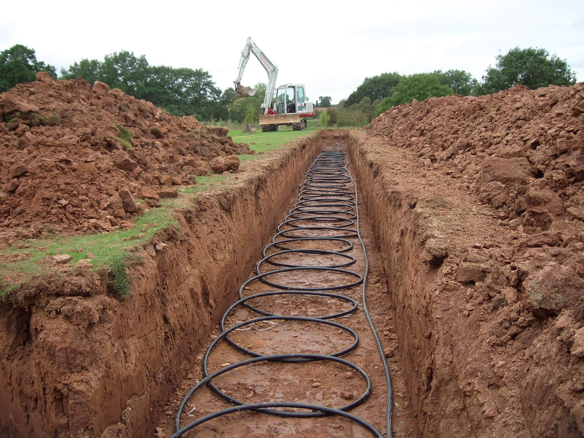 Ground Source Heat Pump installation