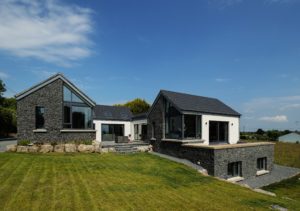 Large home with grey cladding