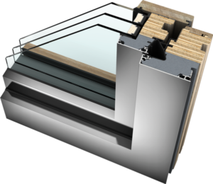 EcoHaus HF410 Timber Composite Window