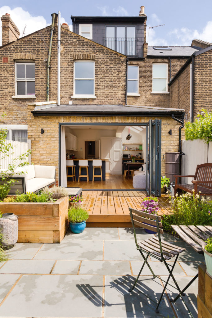 Extension on terraced house