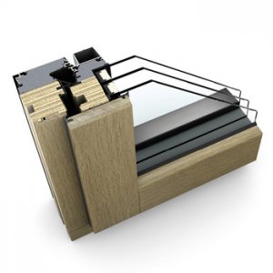 EcoHaus HF410 Timber Composite Window
