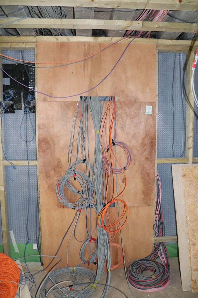 Electrical Wall in Plant Room