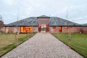 Church Hill Farm barn conversion by David Nossiter