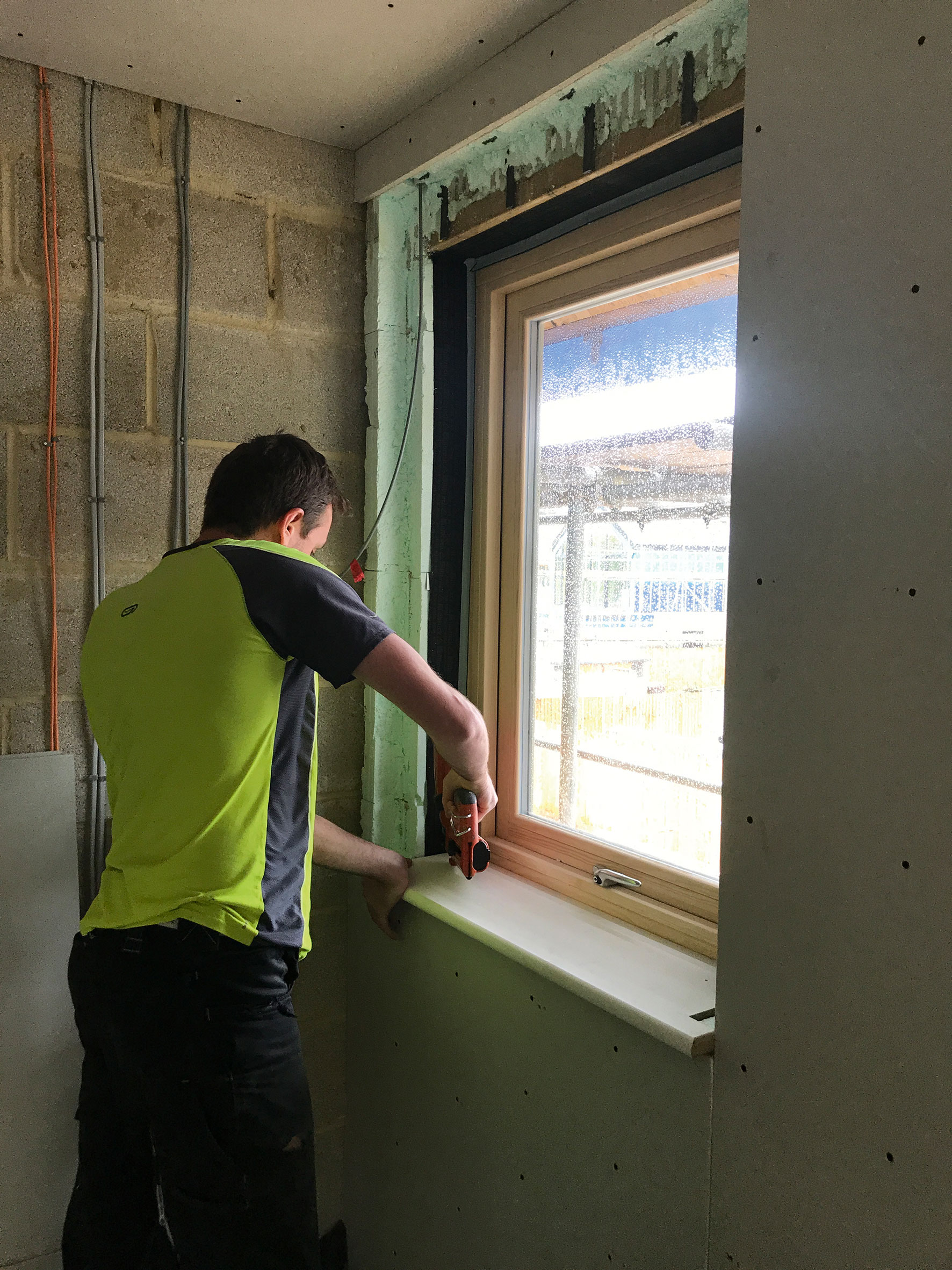 fitting window boards