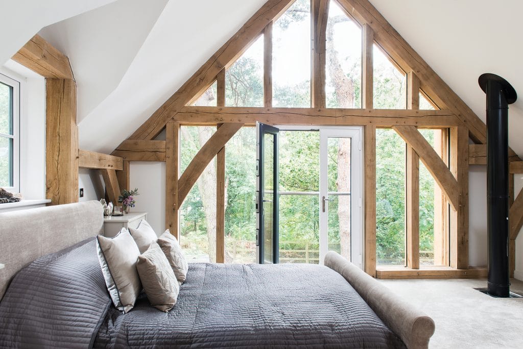 Oak frame home